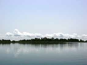 Озеро в Кабалинском районе.