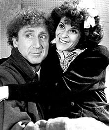 Gilda Radner aviomiehensä Gene Wilderin kanssa vuonna 1986.  