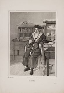 Georg Wilhelm Friedrich Hegel, lithograph by Ludwig Sebbers