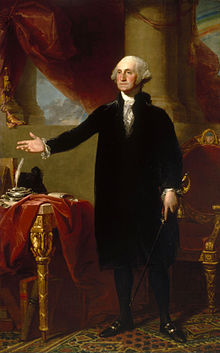 Lansdowne-porträtt av president George Washington  