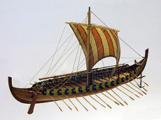 Modelo do navio Gokstad.