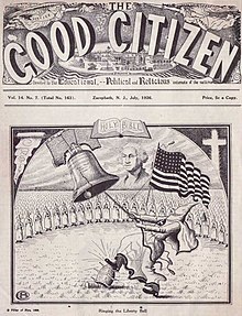 De brave burger 1926, uitgegeven door Pillar of Fire International.  