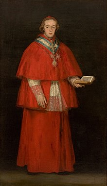 Cardinal Luis María de Borbón y Vallabriga, President of the Junta Provisional Gubernativa, Goya