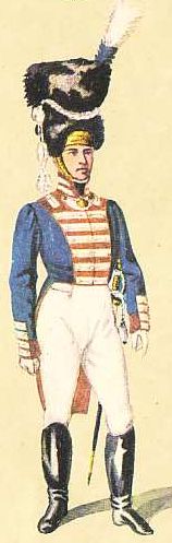 First lieutenant of the Bavarian Grenadier Guard Regiment 1814