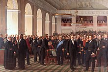 Vergadering om de grondwet te schrijven, 1848.  