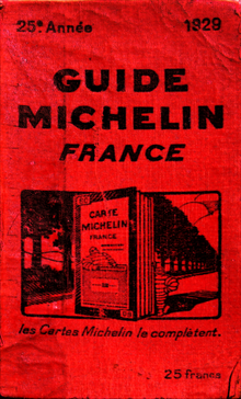 1929 Ghidul Michelin