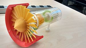 Um motor impresso em 3D