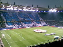 HSV's last match so far in a European Cup competition at Volkspark: On 22 April 2010, HSV hosted FC Fulham for the first leg of the Europa League semi-final (0-0).