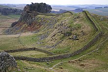 Section 36/37: The rampart west of Housesteads