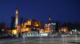 The Hagia Sophia during the blue hour (2013)