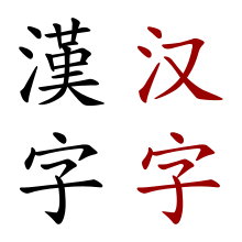 Ce sont des caractères chinois. Les noirs sont en chinois traditionnel, et les rouges en chinois simplifié.