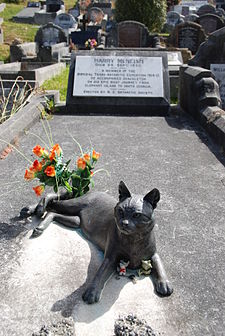 Uuden-Seelannin Etelämanner-seura on lisännyt Karorin hautausmaalla sijaitsevan Harry McNishin haudalle rouva Chippyn pronssiveistoksen.  