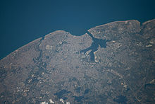 Satellite image of Havana