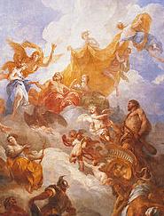 Hércules entra no Monte Olimpo