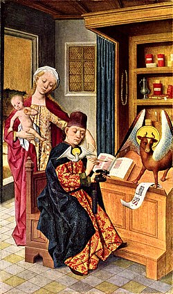 En bild av Sankt Lukas av Hermen Rode   