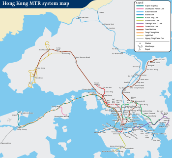 Route network map (2016)