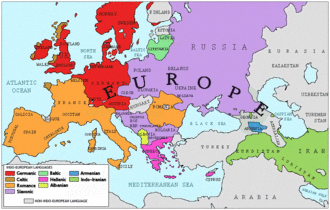 Idiomas indo-europeus na Europa