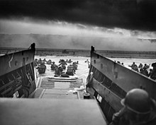 Into the Jaws of Death: US soldiers land on Omaha Beach, 6 June 1944.