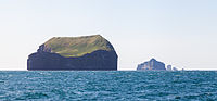 Suðurey, Hellisey, Súlnasker en Geldungur eilanden.  
