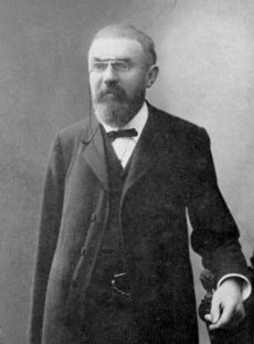 Jules Henri Poincaré (1854-1912). Fotografia de Jules Henri Poincaré a partir da primeira página de Últimos Pensamentos.
