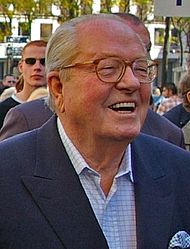 Jean-Marie Le Pen, oprichter en leider van 1972 tot 2011.