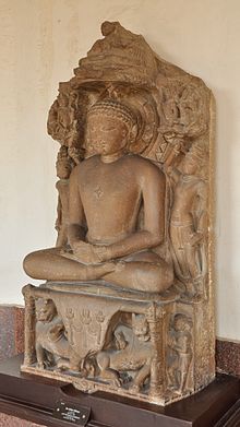 Kuva tirthankara Neminathasta, 1200-luku, hallituksen museo, Mathura.