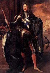 Uma pintura de James II da Inglaterra