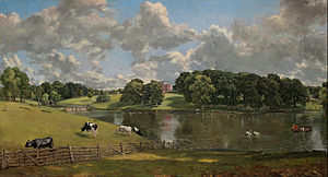 A pintura de John Constable do Parque Wivenhoe em 1816