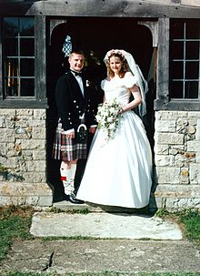 Uno sposo scozzese e la sua sposa