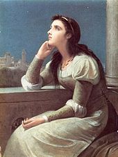 Juliet door P.H.Calderon, 1888.  