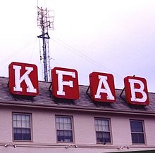 KFAB studio building in Omaha, Nebraska