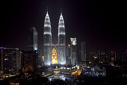 A capital da província malaia de Kuala. A capital é Kuala Lampar.