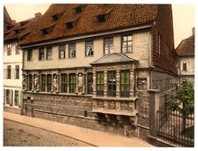 The imperial house built in 1587, photo around 1900