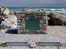 marker at Cape Agulhas