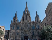 Barcelona Cathedral was completed in the 15th century