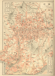 A map of Keijōs from 1937