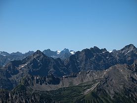 De Urbeleskarspitze vanuit het noorden