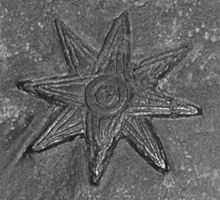 Star symbol of the Ištar from a kudurru of the Meli-Šipak