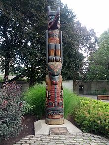 Totemový sloup v Ontariu  