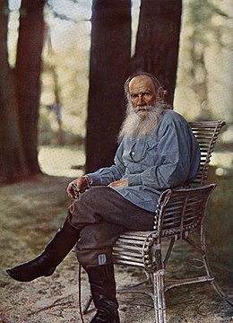Leo Tolstoj schreef Oorlog en Vrede.  