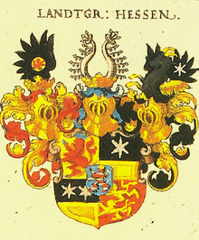 Coat of arms of the Hessian landgraves around 1600