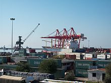 O Porto de Latakia, o principal porto marítimo da Síria