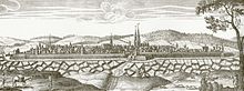 The city around 1663