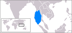 Location of the Andaman Sea