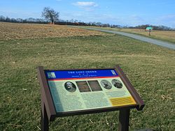 Het veld van de Best Farm, waar Lee's verloren order werd gevonden tijdens de Amerikaanse Burgeroorlog