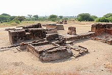 The structure with bathroom and toilet in the houses of Lothal