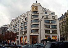 Louis Vuitton flagship store on the Avenue des Champs-Élysées in Paris