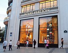 Louis Vuitton boutique in Paris