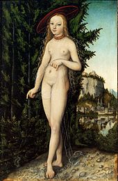 Venus, schilderij van Lucas Cranach de Oudere, in National Gallery of Canada