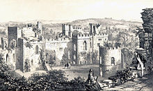 The core castle and visitors 1852